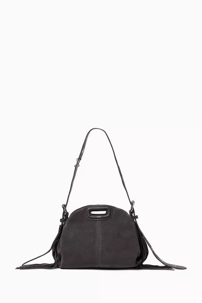 Maje Mini Miss M Bag in Suede