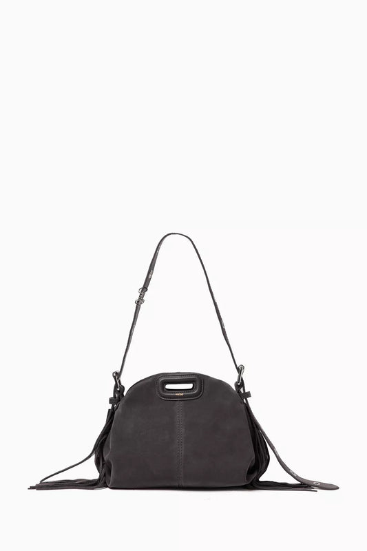Maje Mini Miss M Bag in Suede