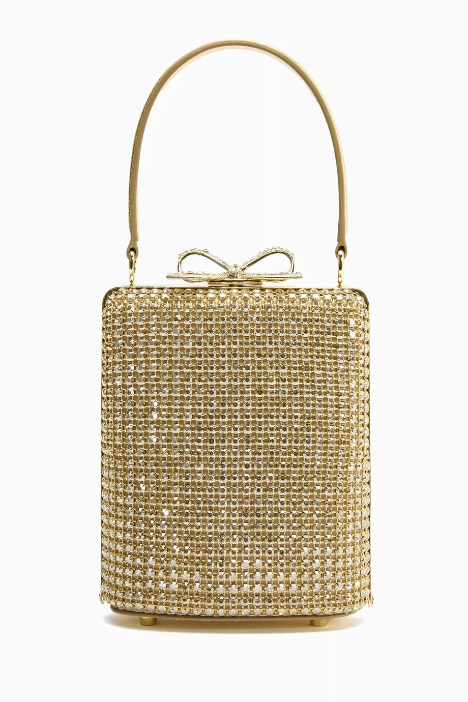 Self-Portrait Mini Crystal Top-handle Bag