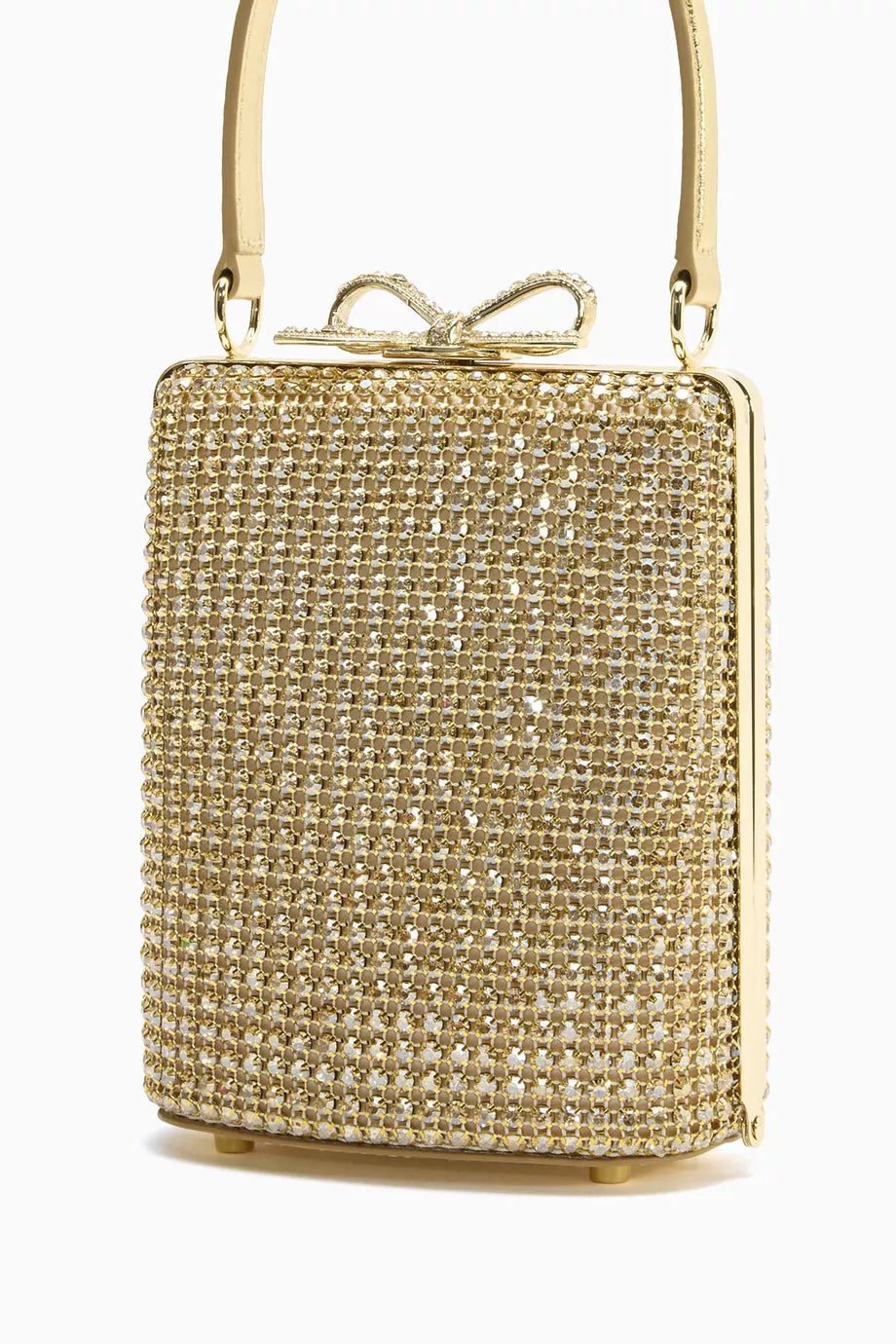 Self-Portrait Mini Crystal Top-handle Bag