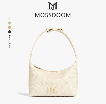 MOSSDOOM Celestia Bag Exquisite Elegant -Woven Texture Underarm Shoulder Bag