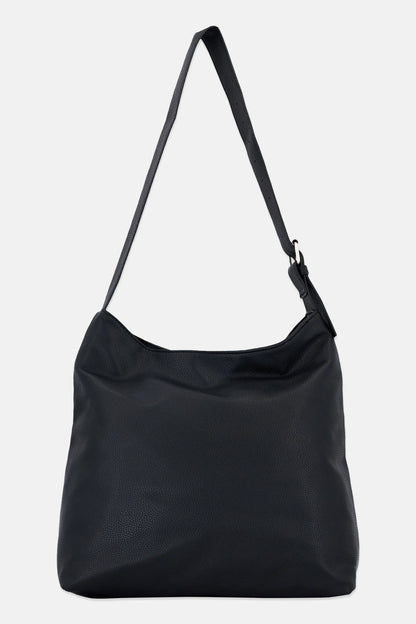 French Connection  Chase Pebble Slouchy Hobo Bag, Black