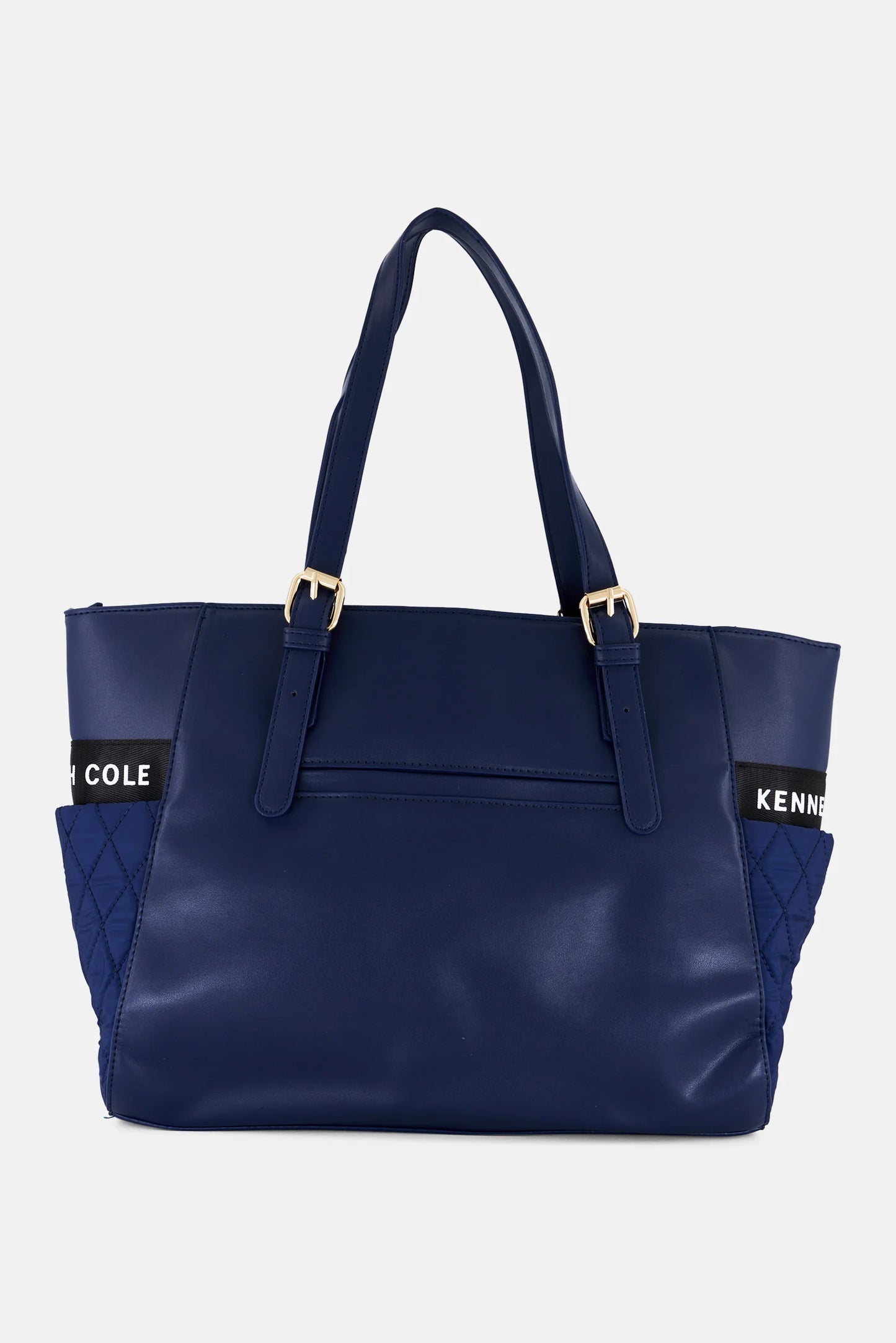 Kenneth Cole Women Brand Logo Tote Bag, Navy