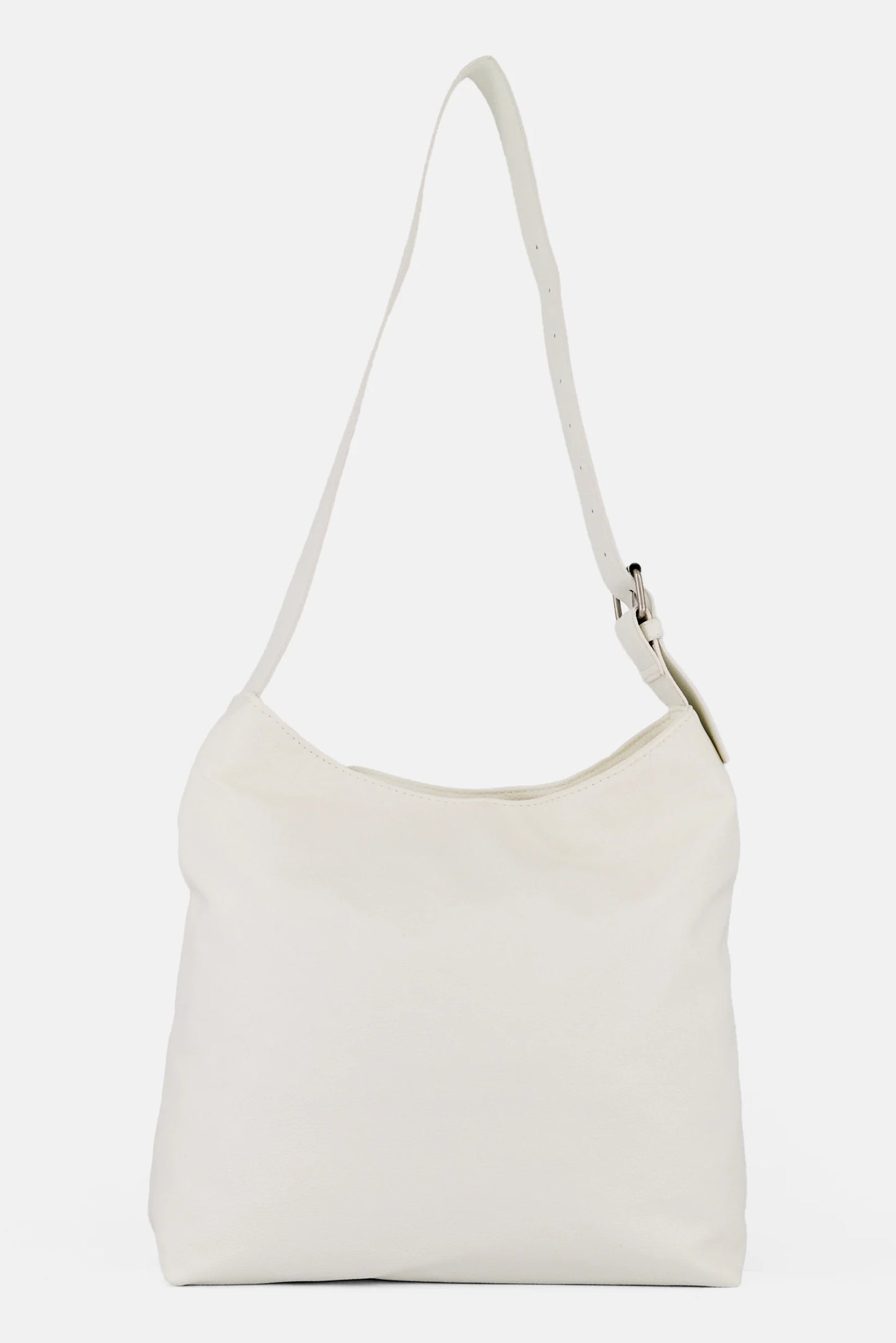French Connection Women Hardware Logo Shoulder Bag, White