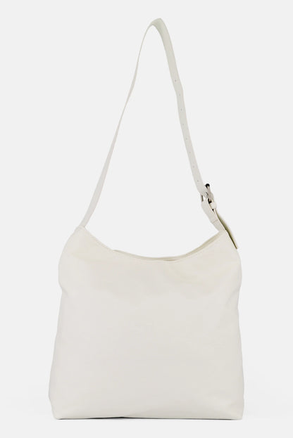 French Connection Women Hardware Logo Shoulder Bag, White