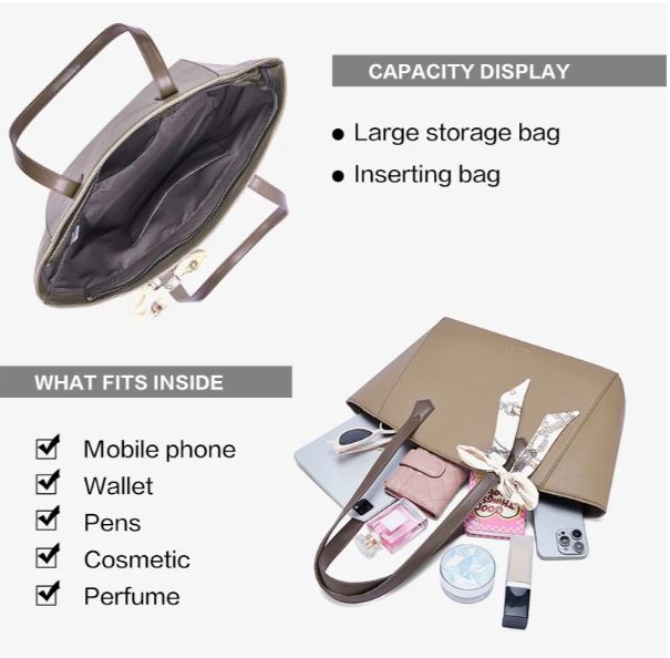 Bostanten Tote Bag, Comfortable Exquisite and Luxury Shoulder Bag