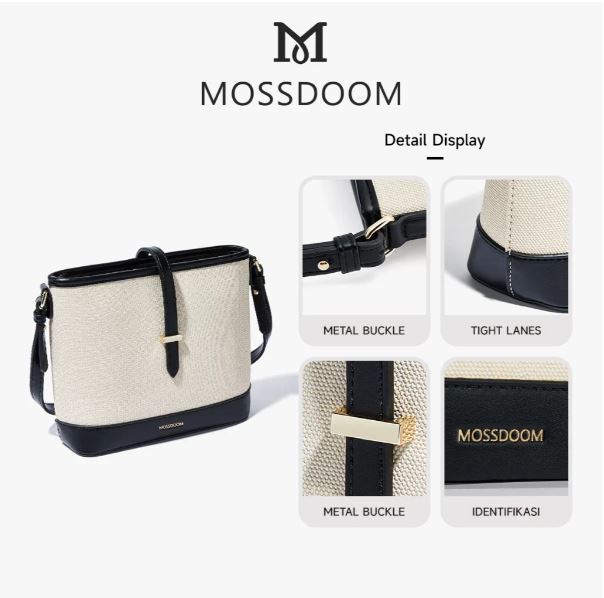 MOSSDOOM Women's Bag Catly Bag Fashion Sweet Stitching Color Underarm Bucket Bag Large Capacity Shoulder Bag for Women
