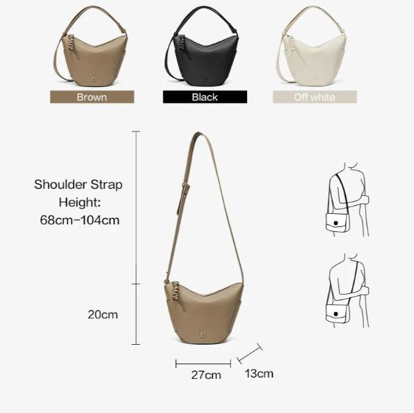 Bostanten Women's Lychee Bag, Personalized Women's Shoulder Bag