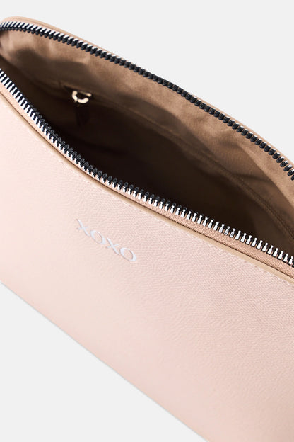 XOXO Women Brand Logo Cross Body Bag, Taupe