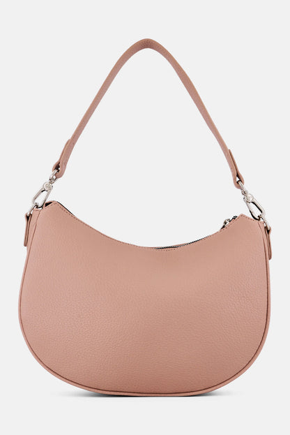 XOXO Women Brand Logo Crescent Handbag, Peach