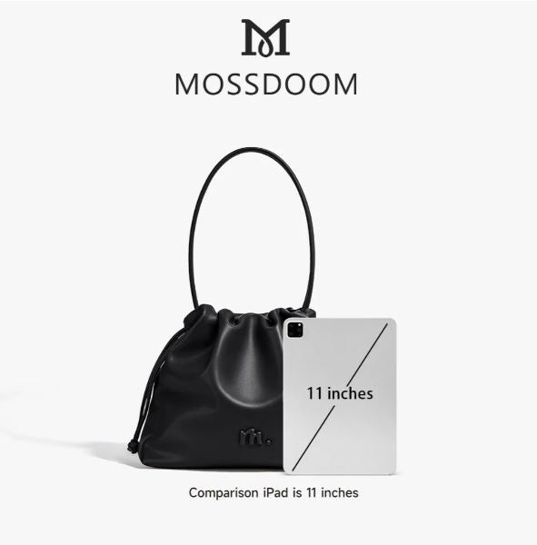 MOSSDOOM Danica Bag- High-Capacity Soft Cloud-shaped Drawstring Shoulder Bag for Women