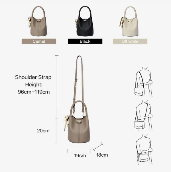 Bostanten women's fashionable bucket bag