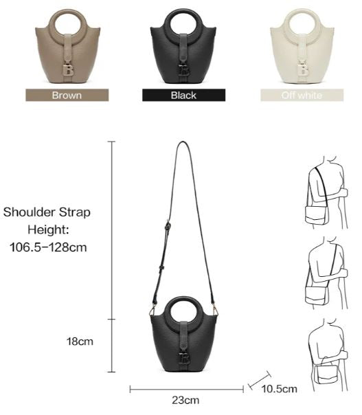 Bostanten Fashion Shoulder Bag and Bucket Bag Style