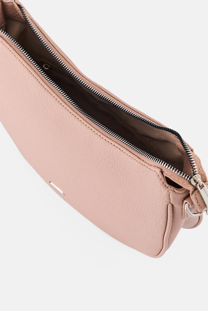 XOXO Women Brand Logo Crescent Handbag, Peach