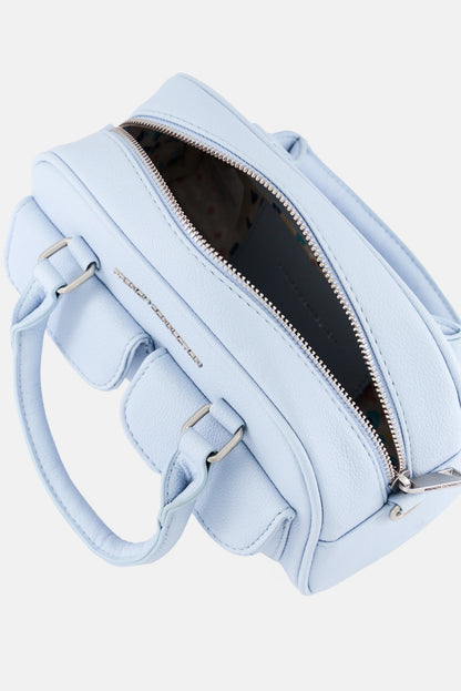 FRENCH CONNECTION Women Brand Logo Satchel Bag, Blue