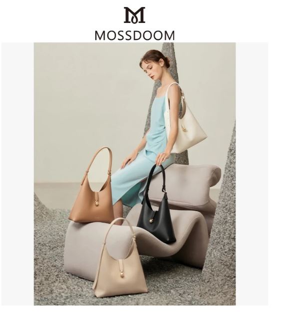 MOSSDOOM Gio Bag Adjustable Versatile Large Capacity Pure Color Easy Matching Tote Bag Shoulder Bag for Women