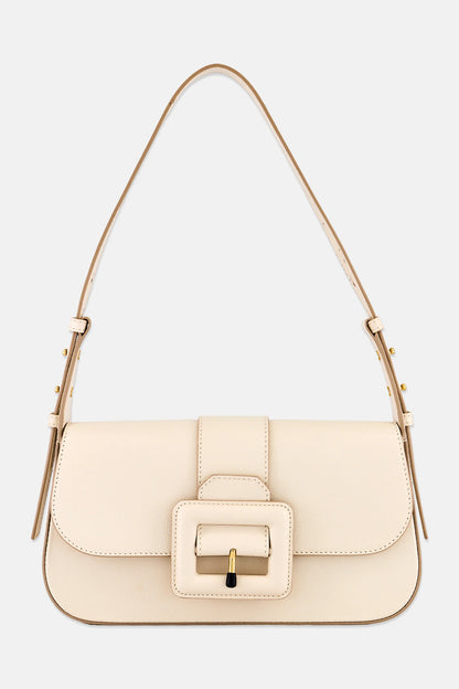 Bally Plain Shoulder Bag, Beige