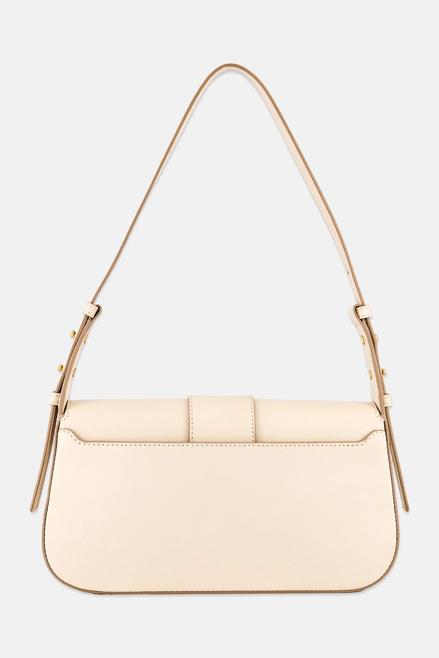 Bally Plain Shoulder Bag, Beige