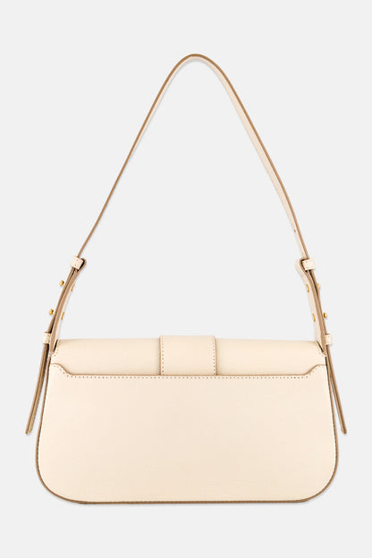 Bally Plain Shoulder Bag, Beige