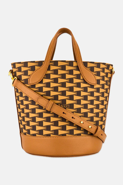 Bally  8 Hours Bucket Shoulder Bag, Cognac