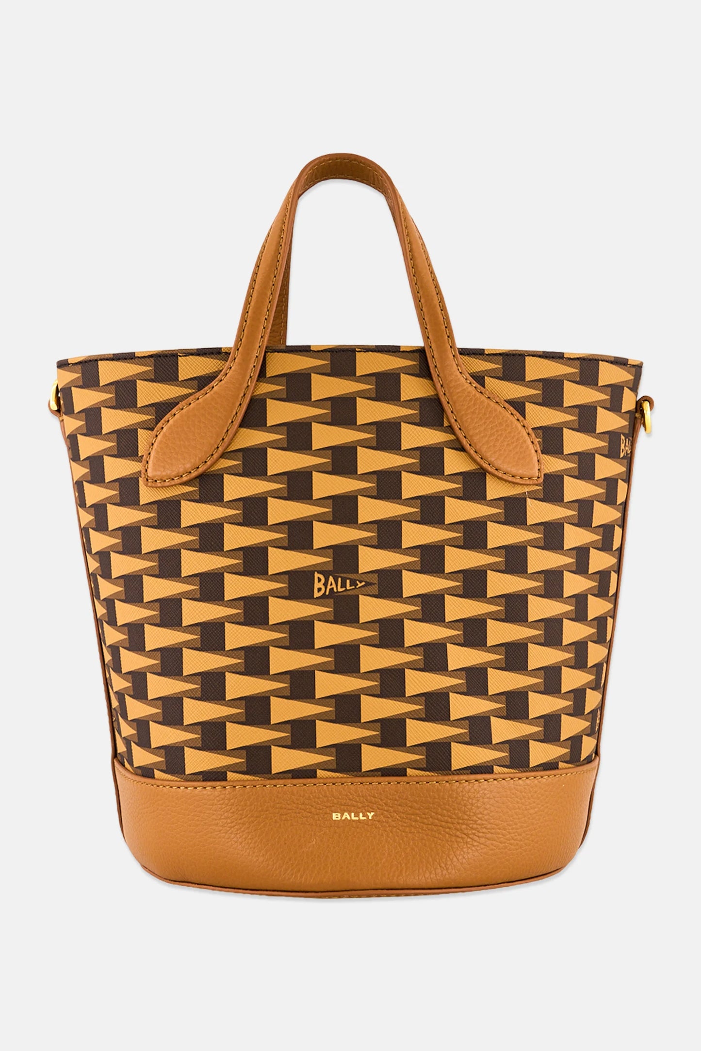 Bally  8 Hours Bucket Shoulder Bag, Cognac