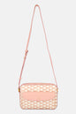Bally  Daniel Monogram Pattern Pennant Cross Body Bag, Pink