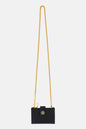 Bally Plain Card Holder With Detachable Chain Strap, Black