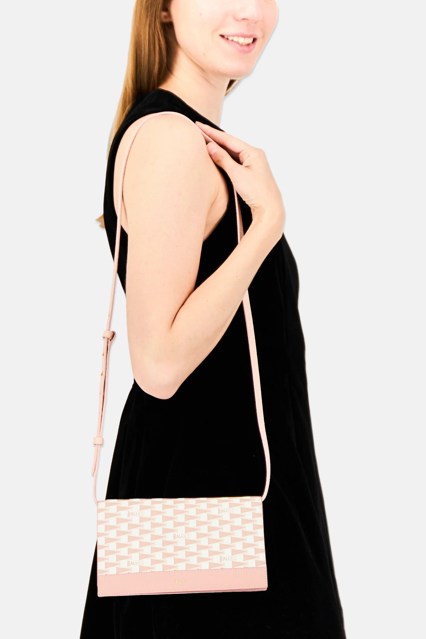 Bally Allover Print Pennant Cross Body Bag, Multicolor