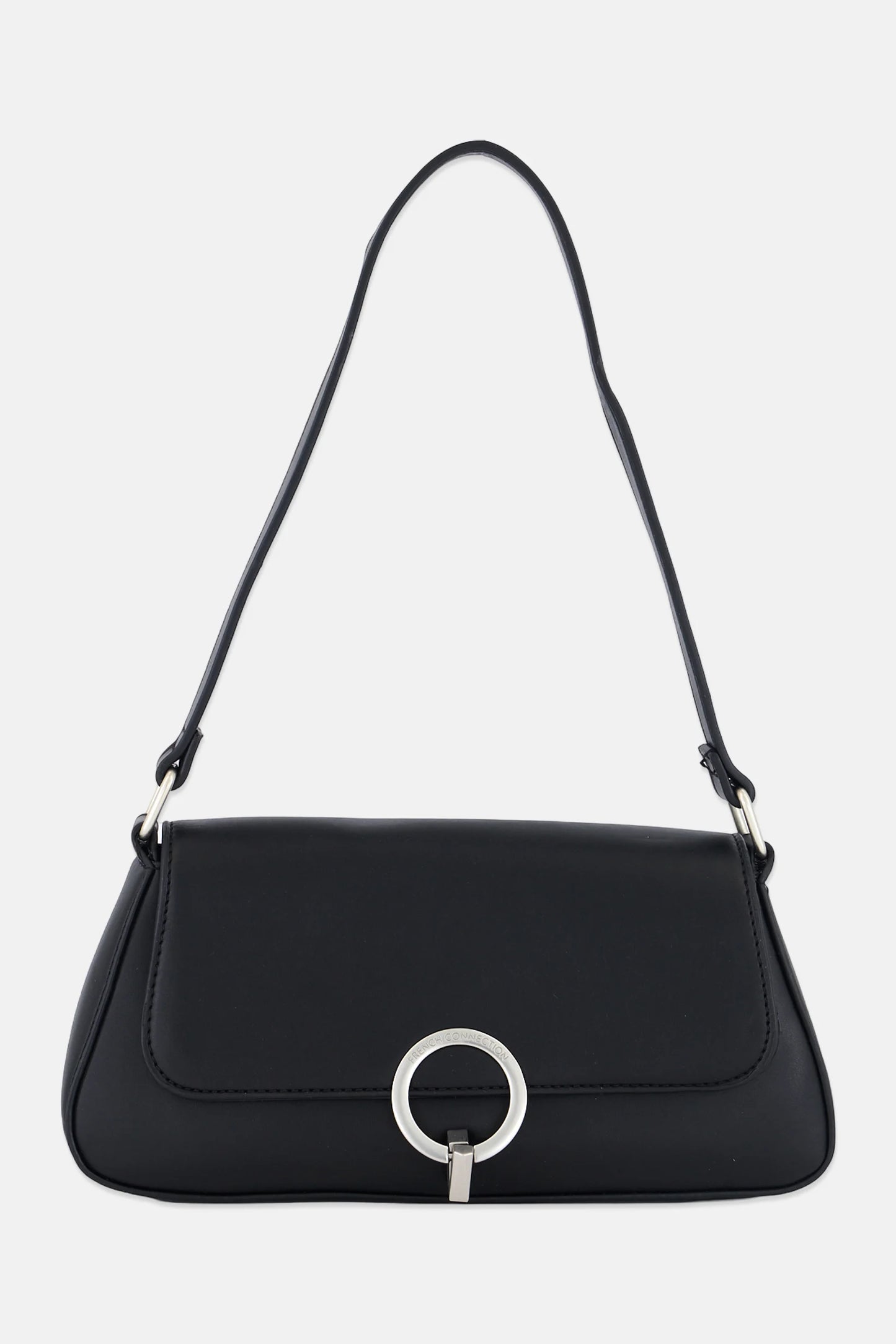 French Connection Shoulder Bag 15 H x 26 L x 7 W cm, Black