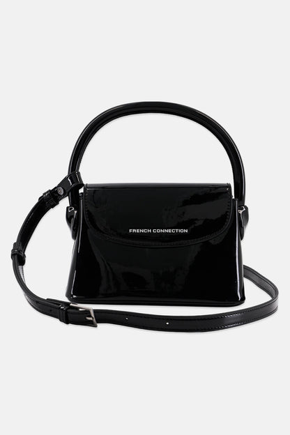 French Connection Cross Body Bag 12 H x 20 L x 8 W cm, Black