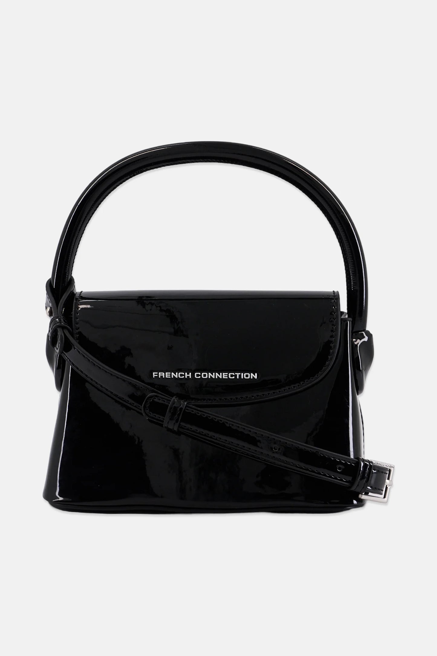 French Connection Cross Body Bag 12 H x 20 L x 8 W cm, Black
