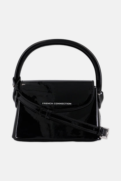 French Connection Cross Body Bag 12 H x 20 L x 8 W cm, Black