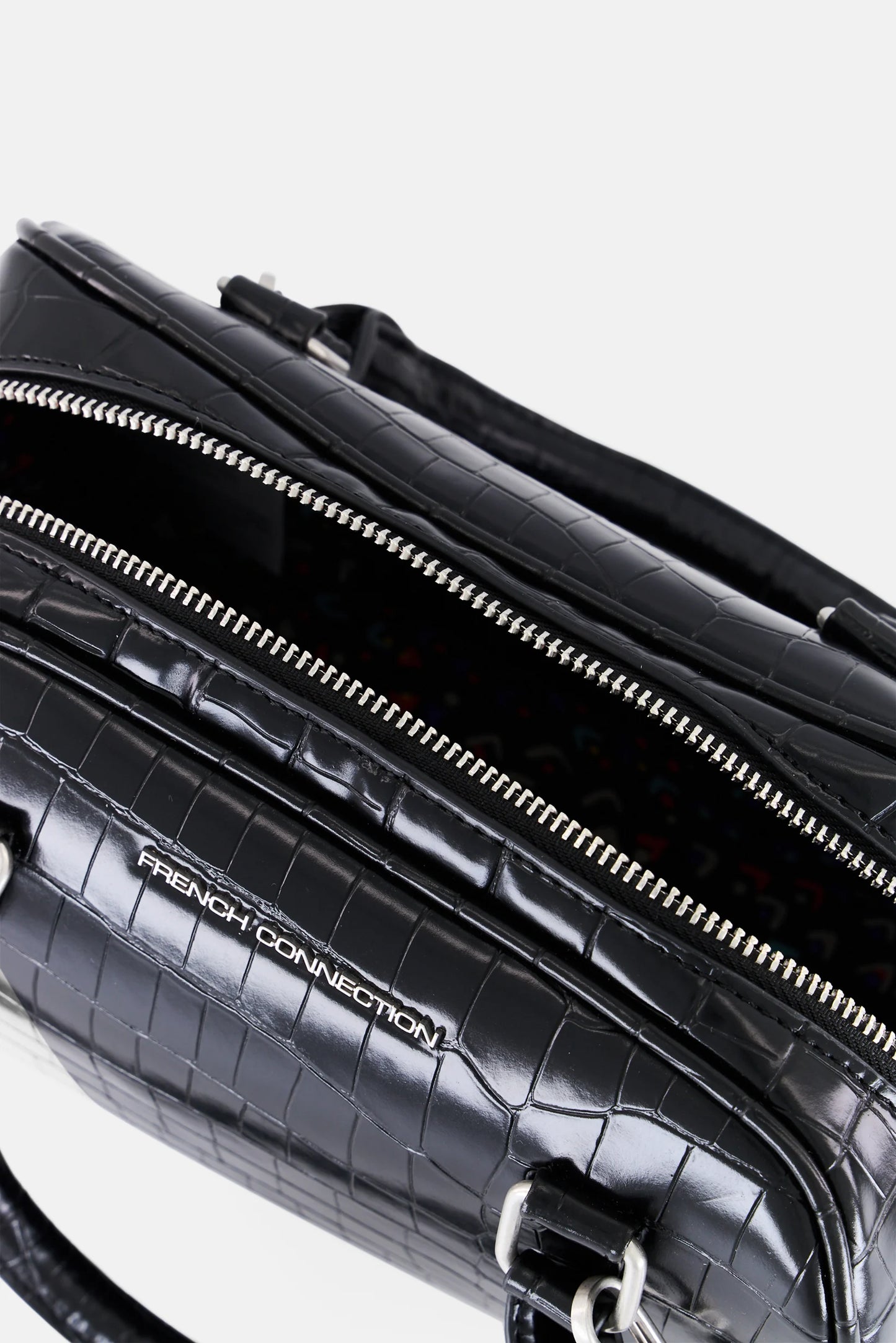 French Connection Satchel Bag, Black