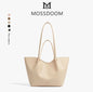 MOSSDOOM Women's Bag Perla Bag Simple Elegant Handbag Bucket Tote Bag Shoulder Bag for Women