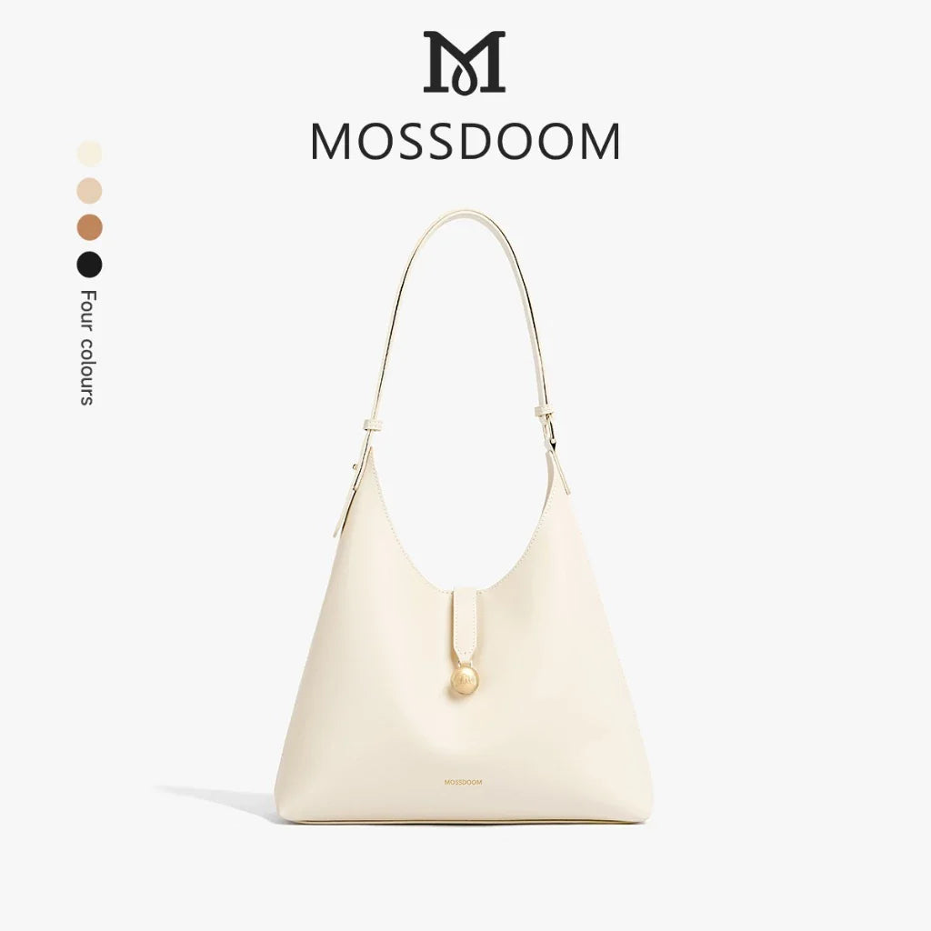 MOSSDOOM Gio Bag Adjustable Versatile Large Capacity Pure Color Easy Matching Tote Bag Shoulder Bag for Women