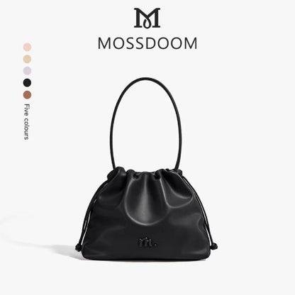 MOSSDOOM Danica Bag- High-Capacity Soft Cloud-shaped Drawstring Shoulder Bag for Women