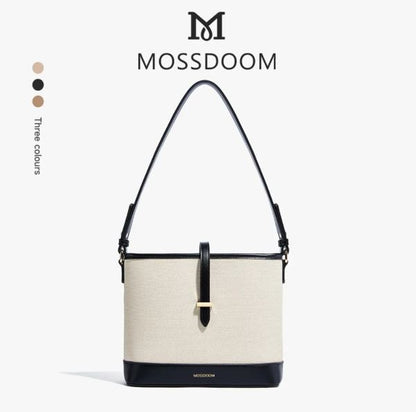 MOSSDOOM Women's Bag Catly Bag Fashion Sweet Stitching Color Underarm Bucket Bag Large Capacity Shoulder Bag for Women