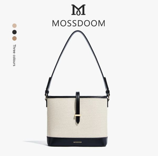 MOSSDOOM Women's Bag Catly Bag Fashion Sweet Stitching Color Underarm Bucket Bag Large Capacity Shoulder Bag for Women