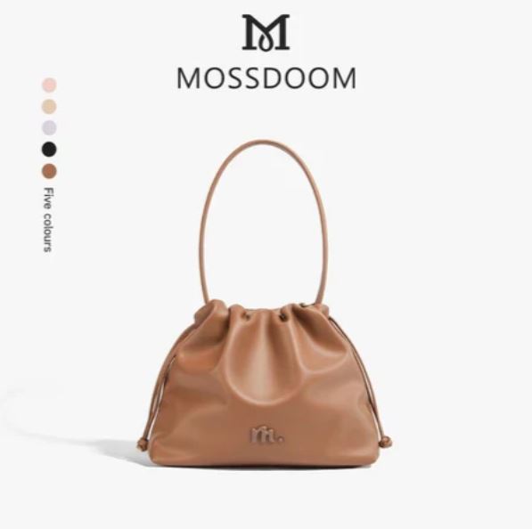 MOSSDOOM Danica Bag- High-Capacity Soft Cloud-shaped Drawstring Shoulder Bag for Women