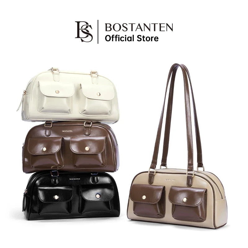 Bostanten Women's Bag, Fashion Style, Girls' Bag, Large Capacity Women's Shoulder Bag
