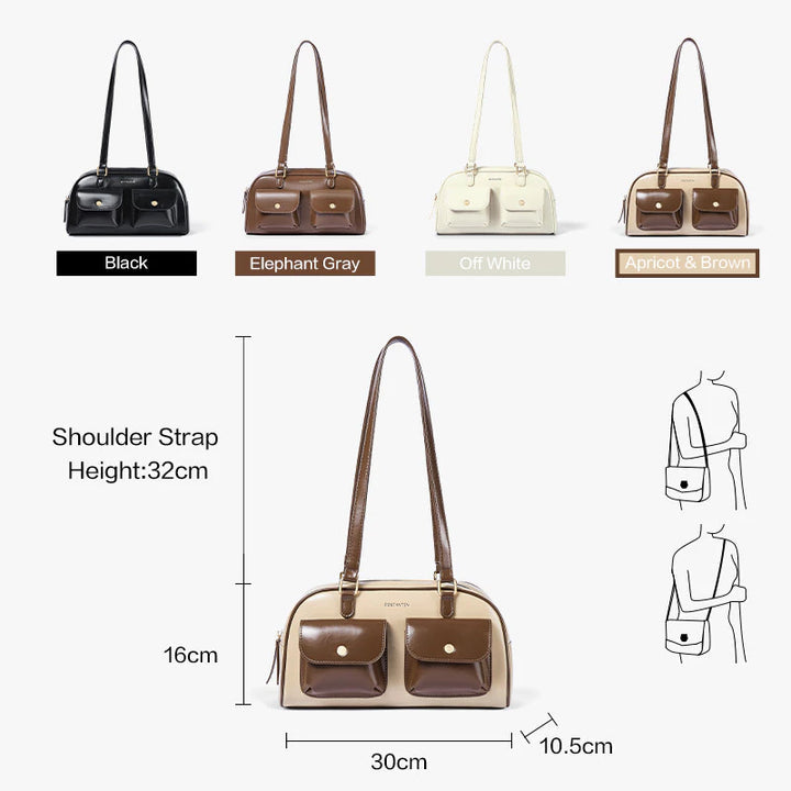 Bostanten Women's Bag, Fashion Style, Girls' Bag, Large Capacity Women's Shoulder Bag